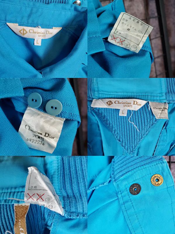 Dior Dior Summer Blue Cotton Blend Short Sleeve Shirt 0089 Size L / US 10 / IT 46 - 10 Thumbnail