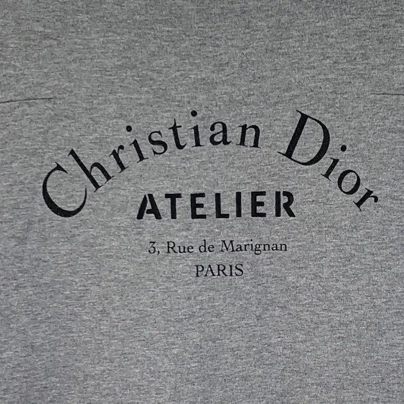 Dior Dior Gray Cotton Women's Sweatshirt 0089 Size XL / US 12-14 / IT 48-50 - 5 Thumbnail