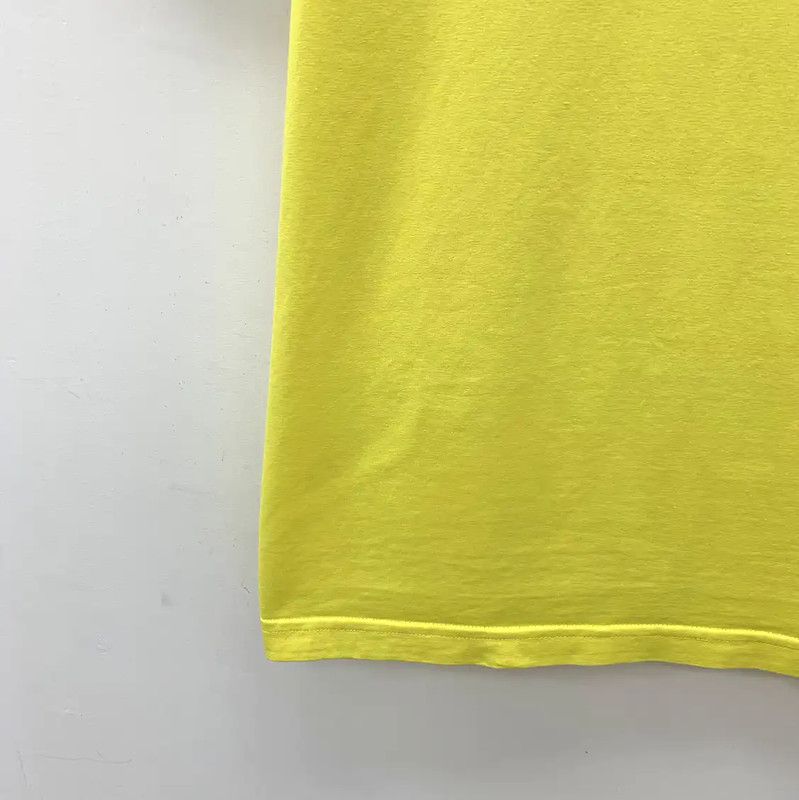 Dior Dior Yellow Cotton Women's T-Shirt 0089 Size M / US 6-8 / IT 42-44 - 4 Thumbnail