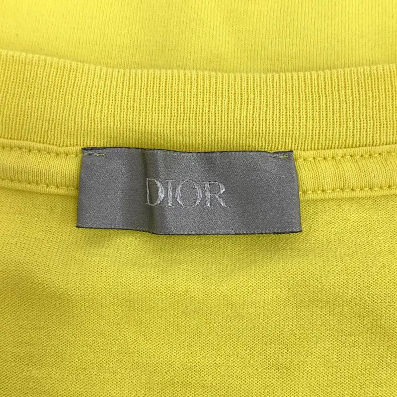 Dior Dior Yellow Cotton Women's T-Shirt 0089 Size M / US 6-8 / IT 42-44 - 5 Thumbnail