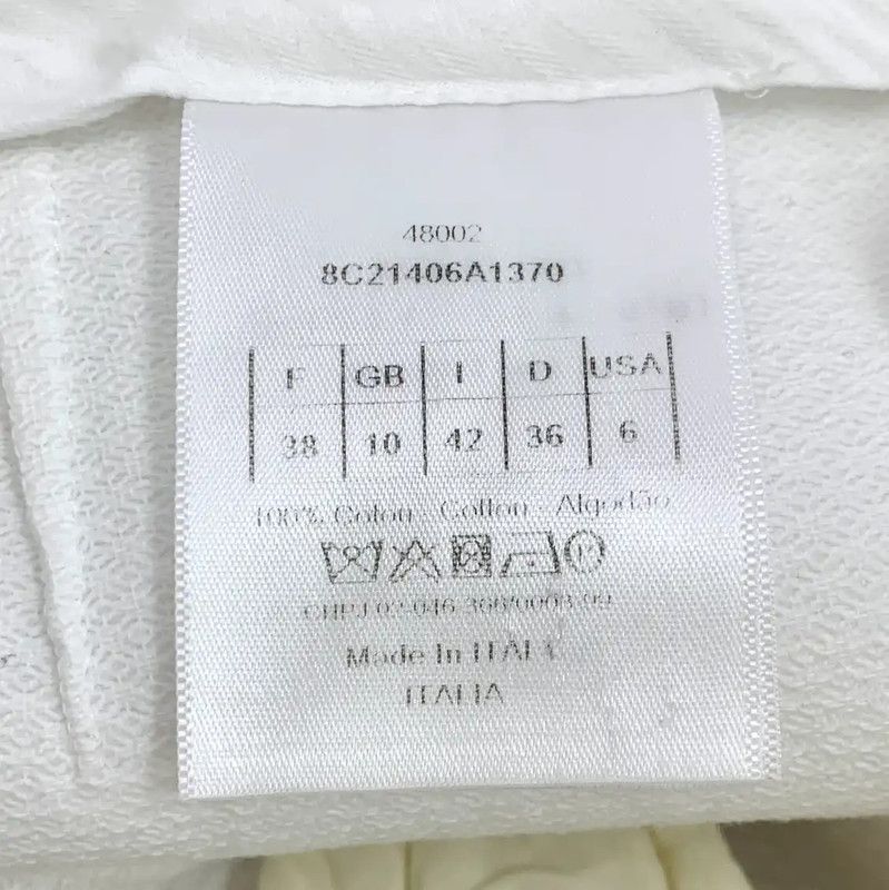 Dior Dior White Cotton Women's Denim Pants 0089 Size 23" - 6 Thumbnail