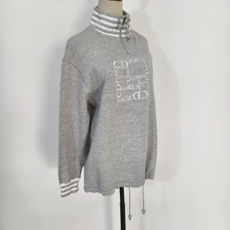 Dior Dior Gray Cotton Women's Long Sleeve Sweatshirt 0089 Size M / US 6-8 / IT 42-44 - 4 Thumbnail
