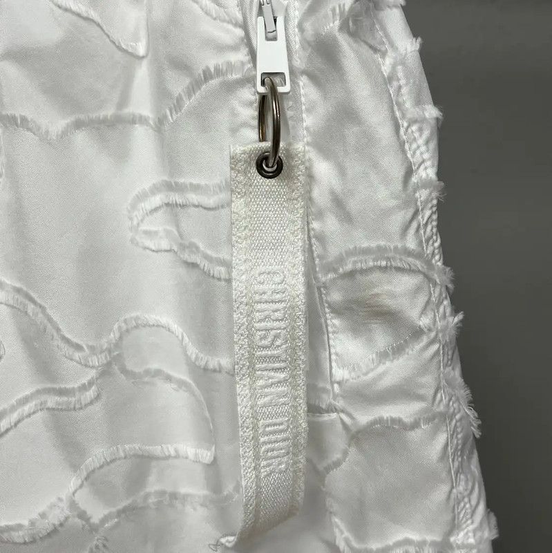 Dior Dior White Cotton Women's Shorts 0089 Size 30" / US 8 / IT 44 - 3 Thumbnail