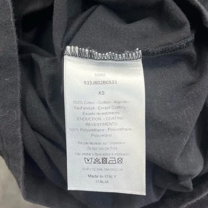 Dior Dior Black Graphic T-Shirt with Dinosaur Design 0089 Size XS / US 0-2 / IT 36-38 - 4 Thumbnail