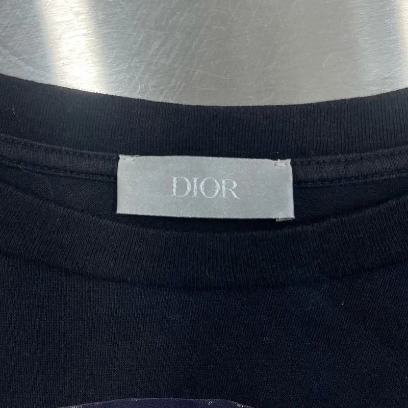 Dior Dior Black Graphic T-Shirt with Dinosaur Design 0089 Size XS / US 0-2 / IT 36-38 - 3 Thumbnail
