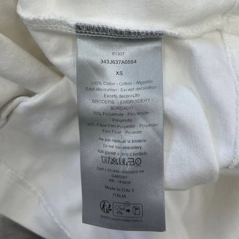 Dior Dior White Women's T-Shirt Size XS 0089 Size XS / US 0-2 / IT 36-38 - 4 Thumbnail
