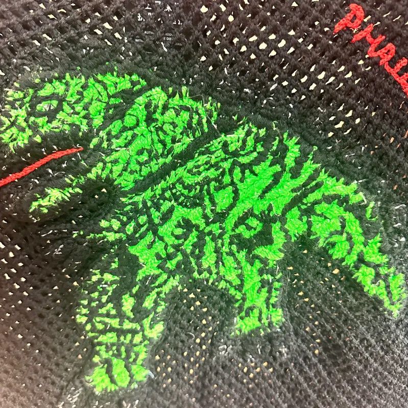 Dior Dior Black Knit Sweater with Green Print 0089 Size XS / US 0-2 / IT 36-38 - 3 Thumbnail