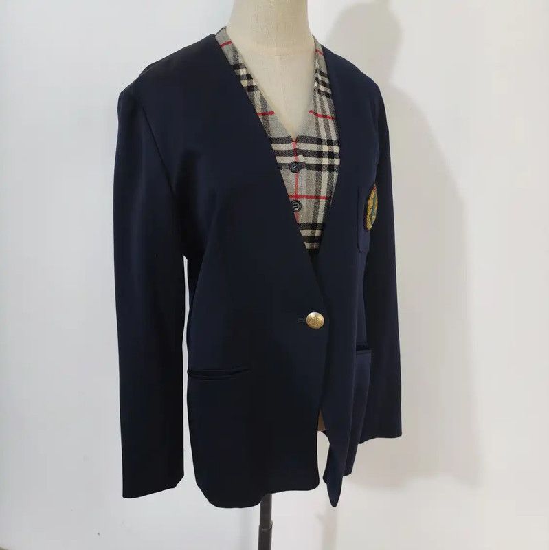 Dior Women's Blue Wool Long Sleeve Cardigan 0089