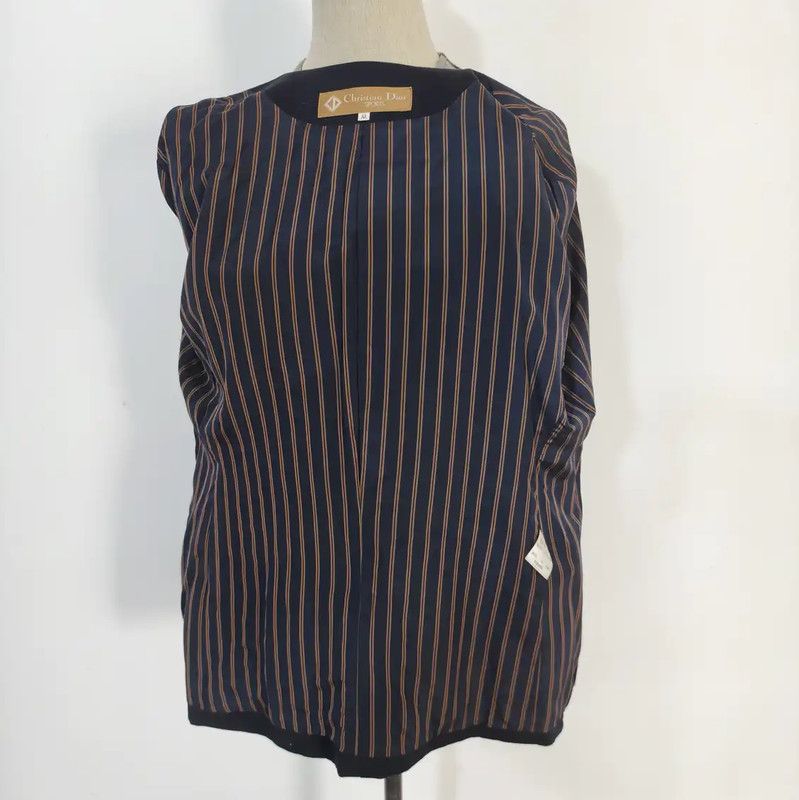 Dior Women's Blue Wool Long Sleeve Cardigan 0089