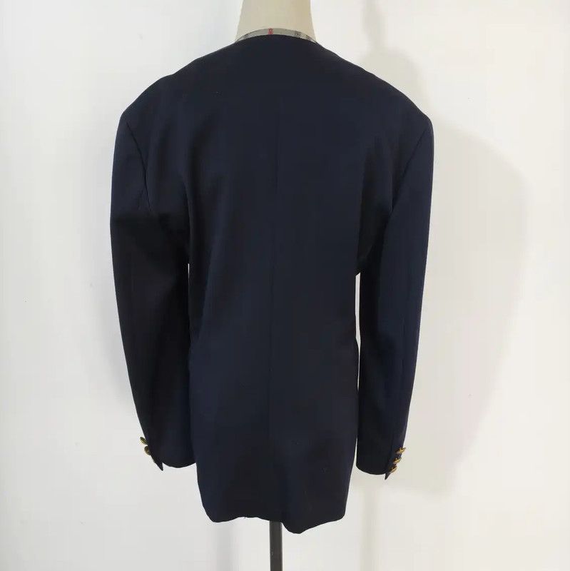 Dior Women's Blue Wool Long Sleeve Cardigan 0089