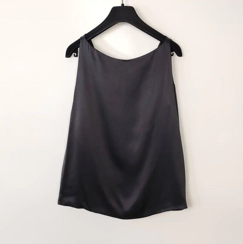 Dior Dior Black Silk Women's T-Shirt 0089 Size S / US 4 / IT 40 - 2 Thumbnail