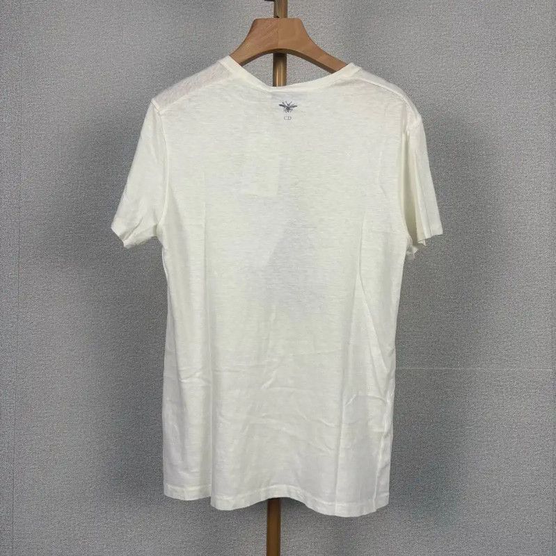 Dior Dior Beige Cotton Women's T-Shirt 0089 Size S / US 4 / IT 40 - 2 Thumbnail