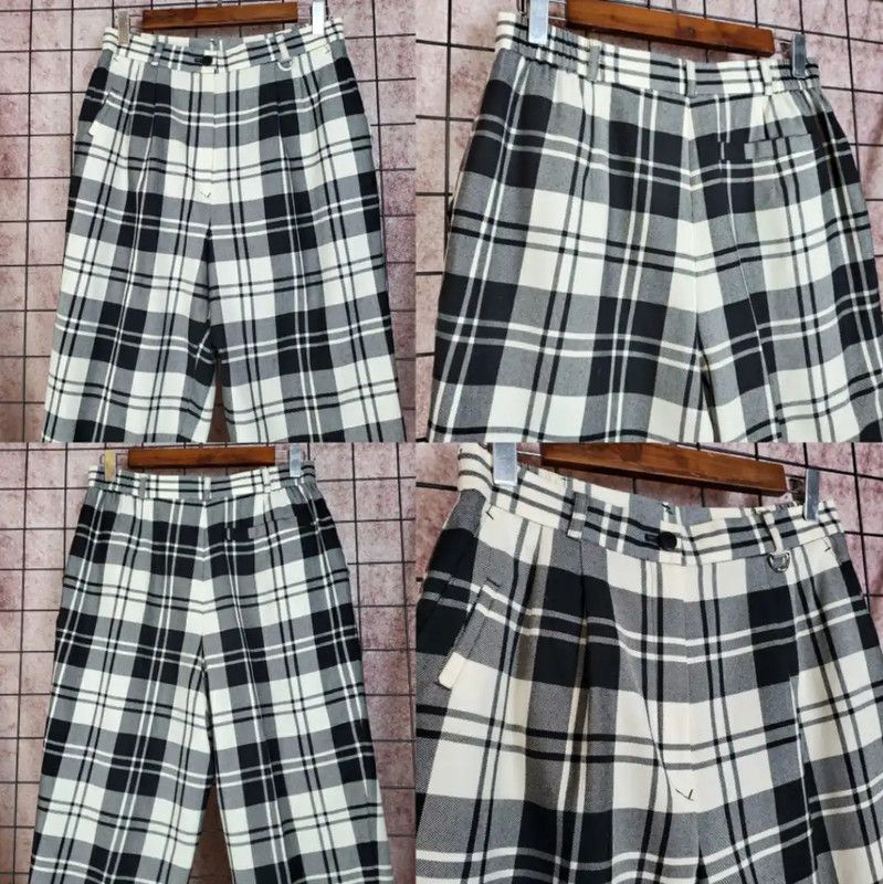 Dior Dior Women's Wool Trousers in Off-White 0089 Size 30" / US 8 / IT 44 - 4 Thumbnail