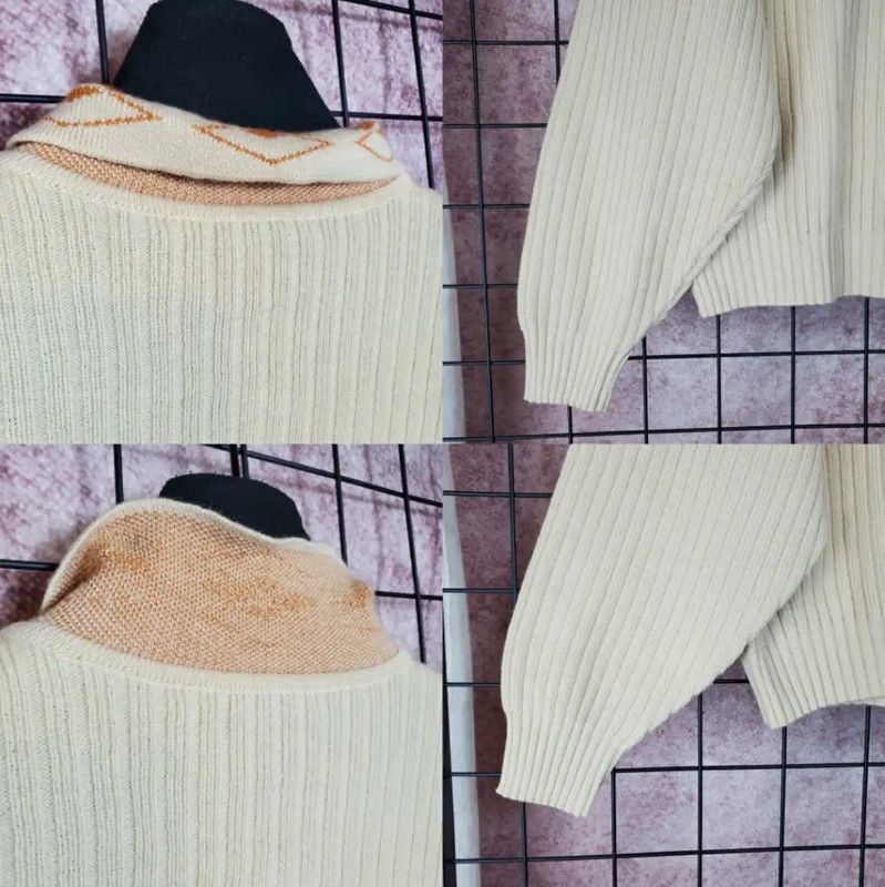 Dior Dior Beige Wool Pattern Long Sleeve Sweater 0089 Size M / US 6-8 / IT 42-44 - 5 Thumbnail