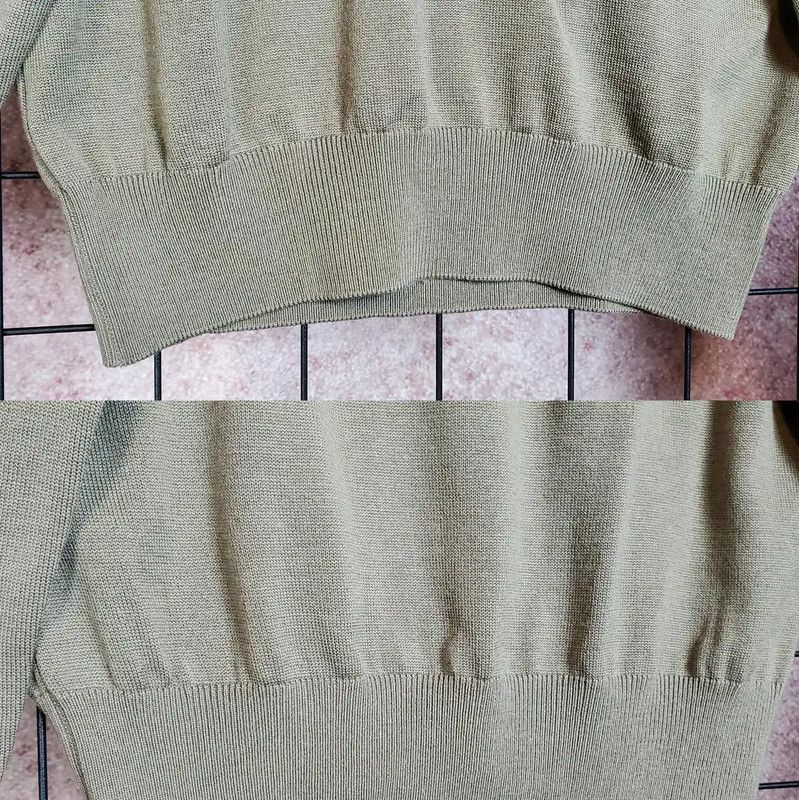 Dior Dior Olive Green Wool Long Sleeve Pullover 0089 Size M / US 6-8 / IT 42-44 - 8 Thumbnail