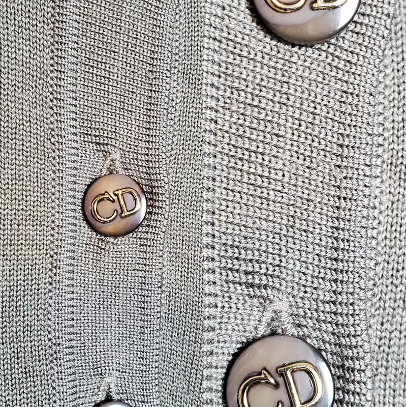 Dior Dior Olive Green Wool Long Sleeve Pullover 0089 Size M / US 6-8 / IT 42-44 - 5 Thumbnail