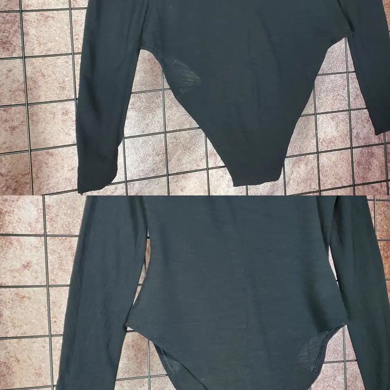 Dior Dior Black Wool Blend Long Sleeve Bodysuit 0089 Size M / US 6-8 / IT 42-44 - 7 Thumbnail