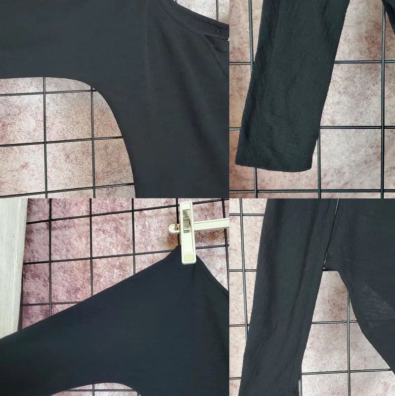 Dior Dior Black Wool Blend Long Sleeve Bodysuit 0089 Size M / US 6-8 / IT 42-44 - 6 Thumbnail