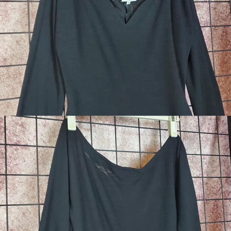 Dior Dior Black Wool Blend Long Sleeve Bodysuit 0089 Size M / US 6-8 / IT 42-44 - 4 Thumbnail