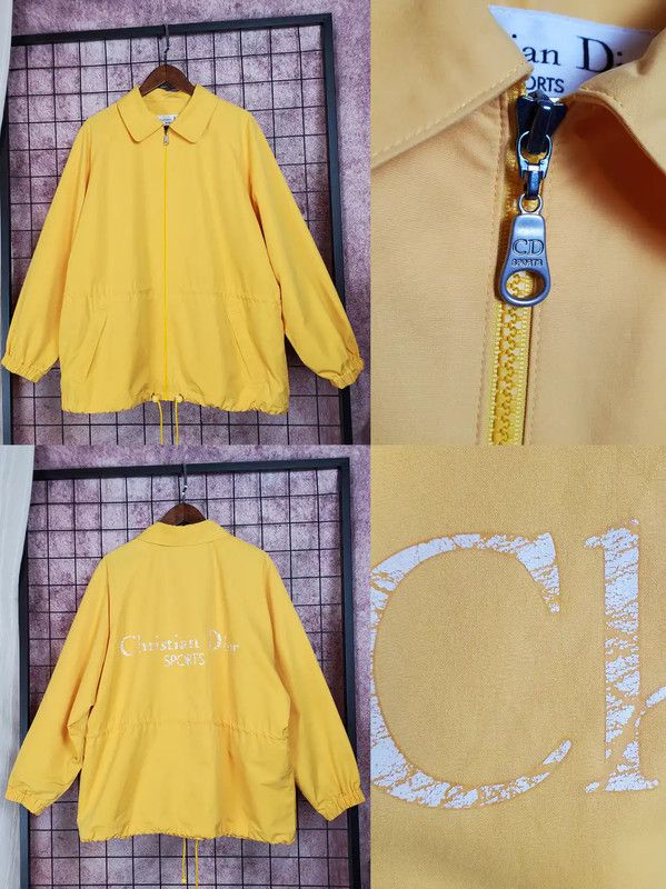 Dior Dior Sports Yellow Long Sleeve Cardigan 0089 Size L / US 10 / IT 46 - 3 Thumbnail