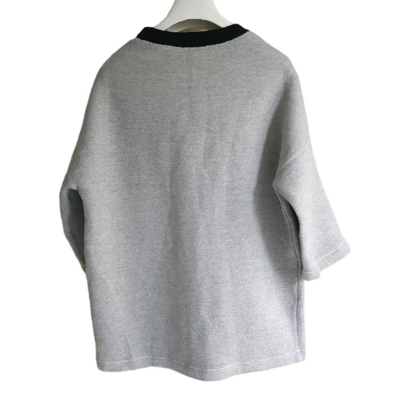 Dior Dior Gray Cotton Short Sleeve Sweatshirt 0089 Size S / US 4 / IT 40 - 6 Thumbnail