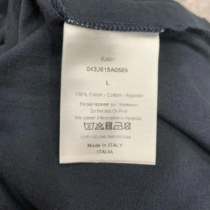 Dior Dior Navy Cotton Women's T-Shirt 0089 Size L / US 10 / IT 46 - 7 Thumbnail