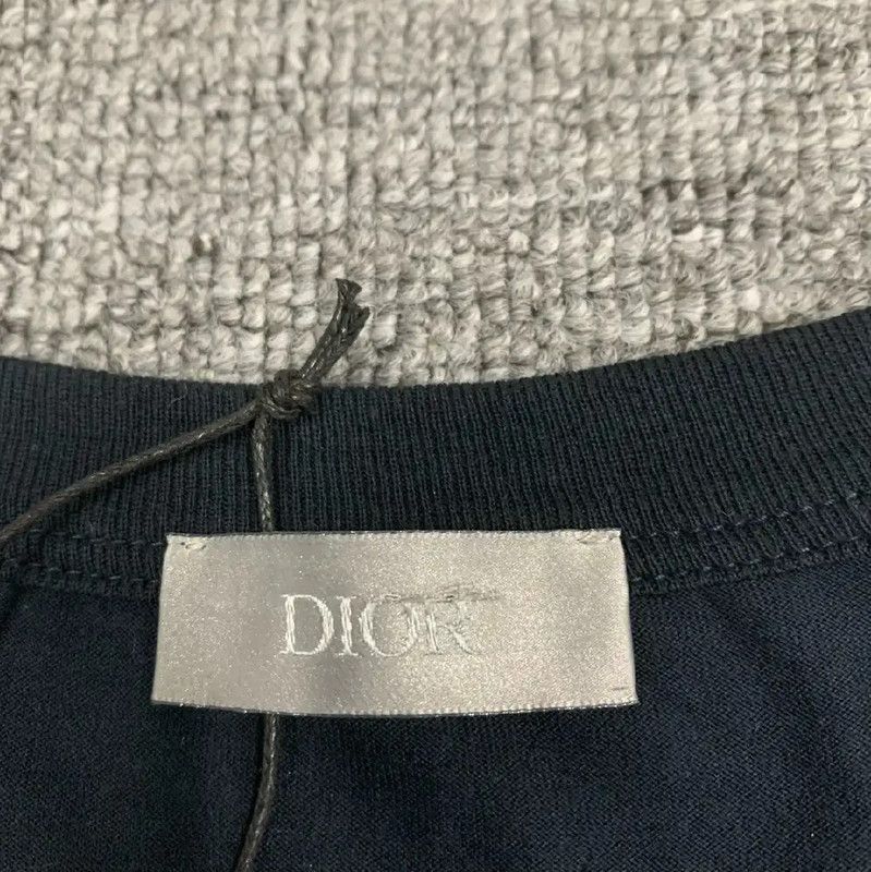 Dior Dior Navy Cotton Women's T-Shirt 0089 Size L / US 10 / IT 46 - 8 Thumbnail