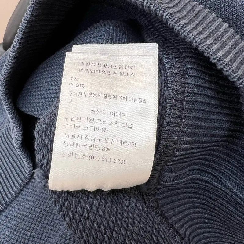 Dior Dior Blue Cotton Women's Sweatshirt 0089 Size M / US 6-8 / IT 42-44 - 8 Thumbnail