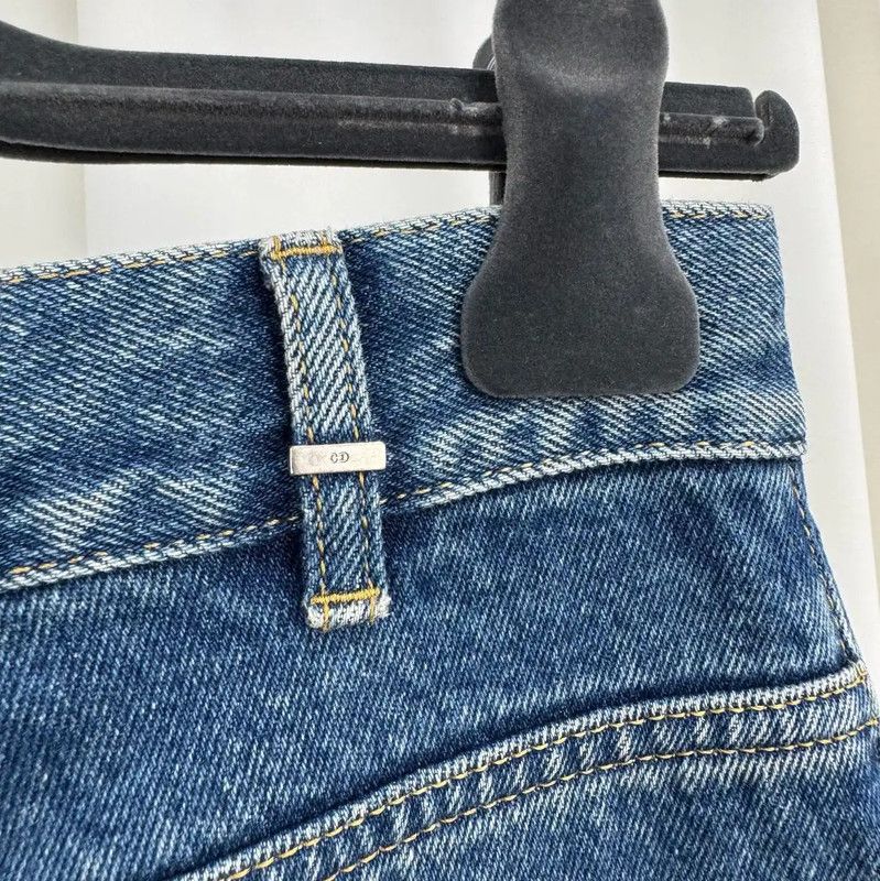 Dior Dior Blue Denim Logo Women's Jeans 0089 Size 23" - 5 Thumbnail