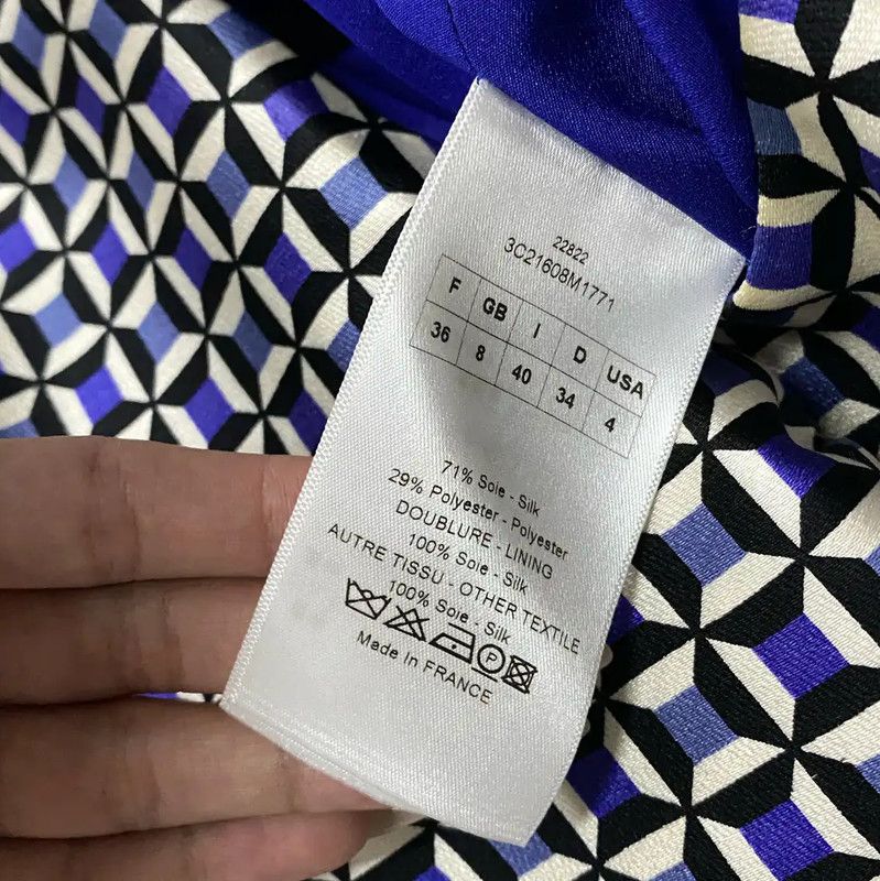 Dior Dior Sleeveless Summer Blue Dress 0089 Size ONE SIZE - 6 Thumbnail
