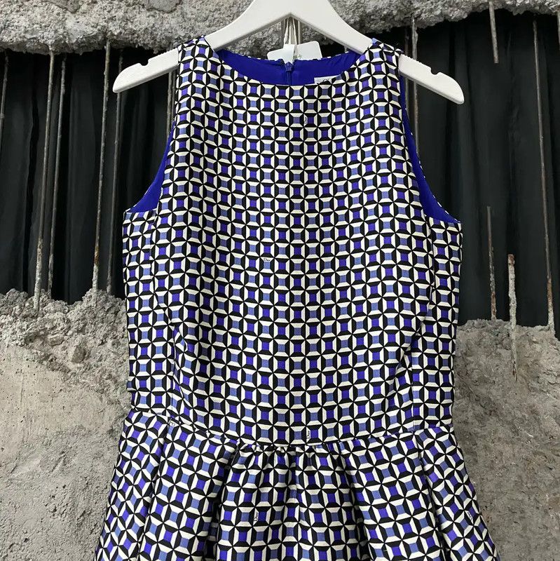 Dior Dior Sleeveless Summer Blue Dress 0089 Size ONE SIZE - 3 Thumbnail