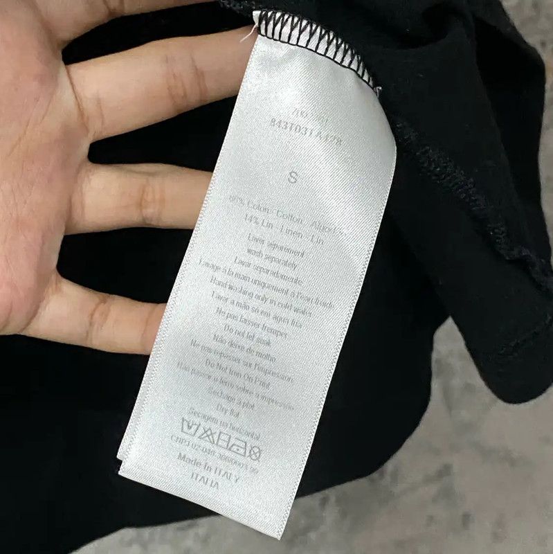 Dior Dior Black Cotton Summer T-Shirt 0089 Size S / US 4 / IT 40 - 6 Thumbnail