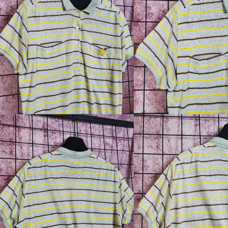 Dior Dior Summer Gray Striped Short Sleeve Top 0089 Size M / US 6-8 / IT 42-44 - 3 Thumbnail