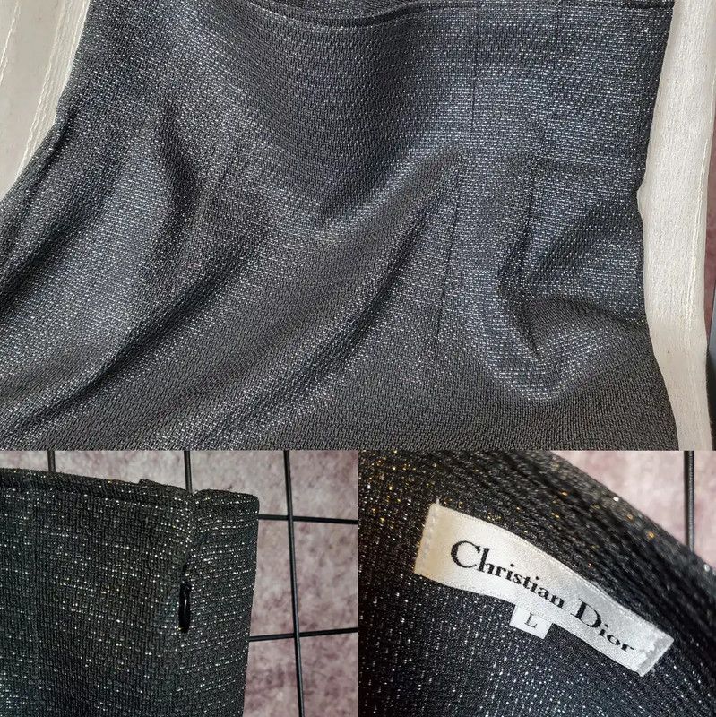 Dior Dior Black Summer Midi Skirt for Women 0089 Size 30" / US 8 / IT 44 - 3 Thumbnail