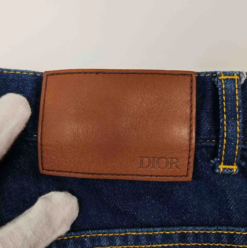 Dior Dior Blue Cotton Women's Jeans 0089 Size 27" / US 4 / IT 40 - 4 Thumbnail
