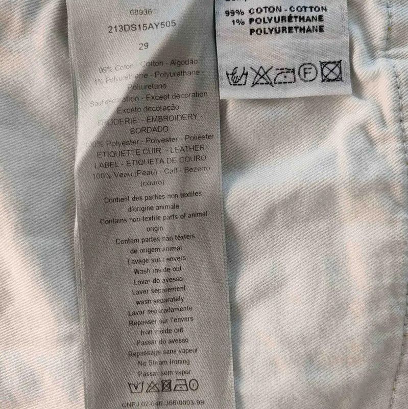 Dior Dior Blue Cotton Women's Jeans 0089 Size 27" / US 4 / IT 40 - 7 Thumbnail