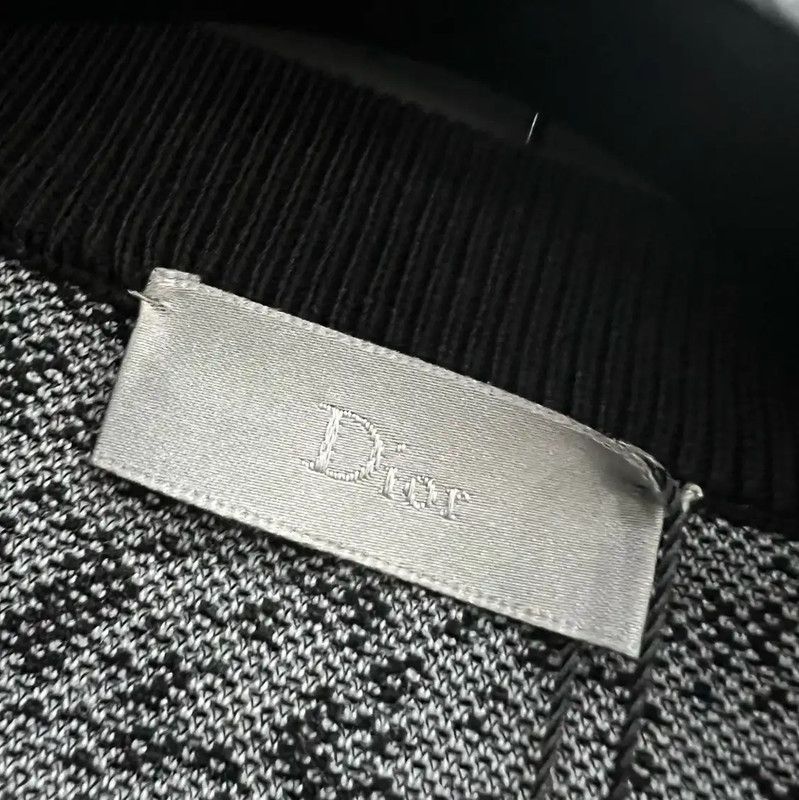Dior Dior Black Wool Long Sleeve Sweater 0089 Size M / US 6-8 / IT 42-44 - 2 Thumbnail