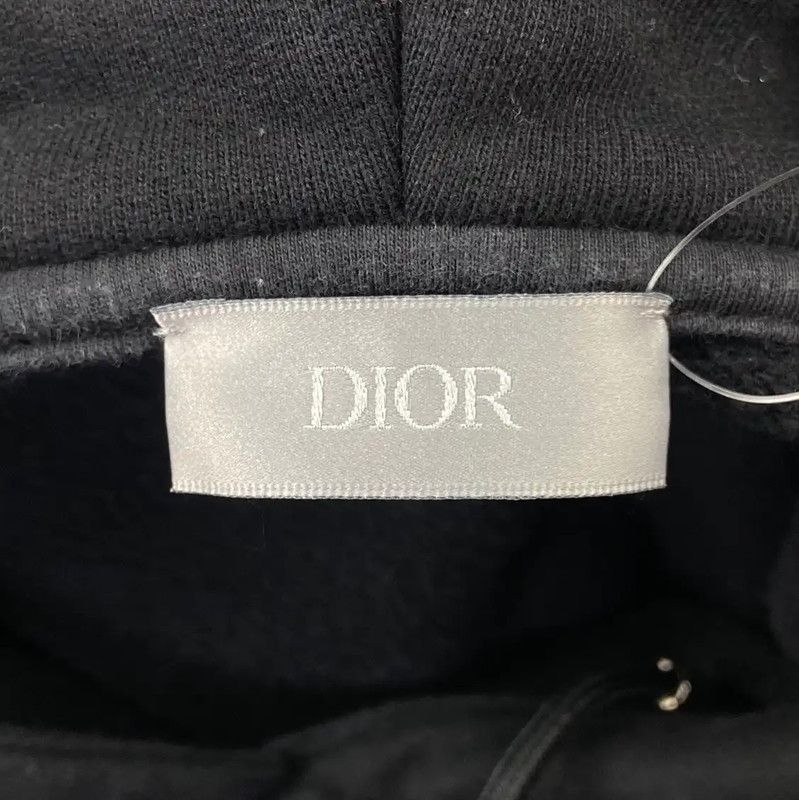 Dior Dior Black Cotton Hooded Sweatshirt for Women 0089 Size XL / US 12-14 / IT 48-50 - 5 Thumbnail