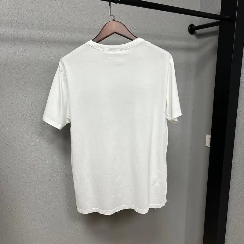 Dior Dior White Cotton Women's T-Shirt 0089 Size L / US 10 / IT 46 - 2 Thumbnail