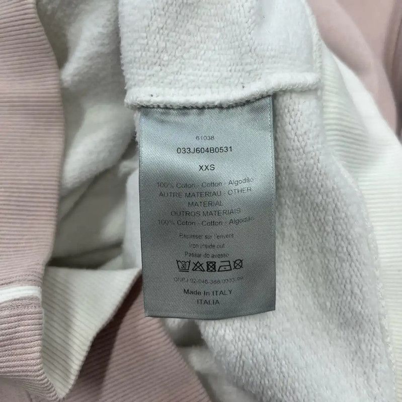 Dior Dior Pink Women's Hoodie XXS Size 0089 Size XXS / US 00 / IT 34 - 4 Thumbnail