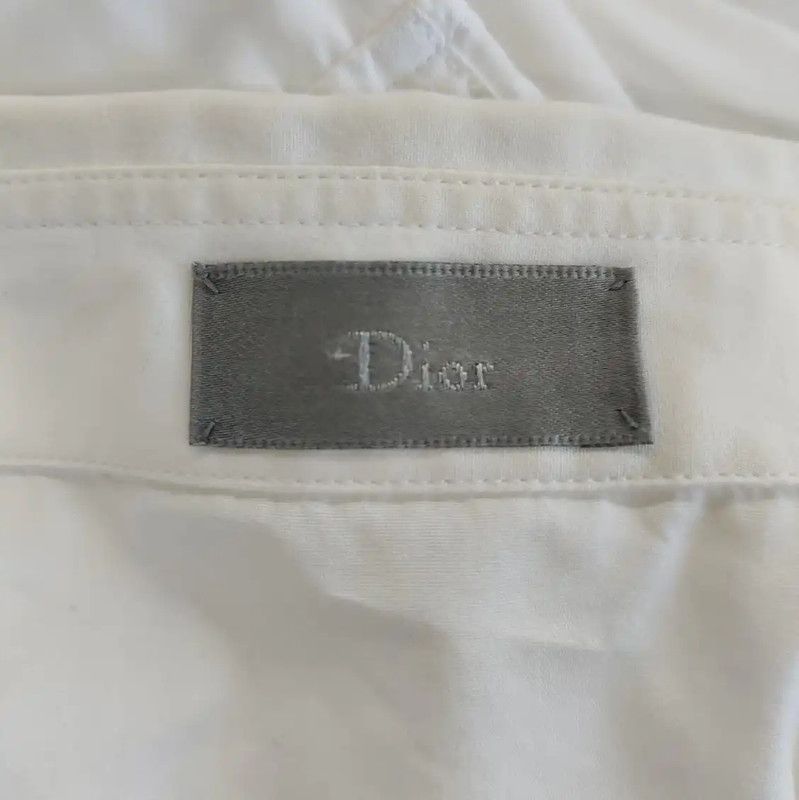 Dior Dior Women's White Cotton Shirt for Spring/Fall 0089 Size XL / US 12-14 / IT 48-50 - 6 Thumbnail