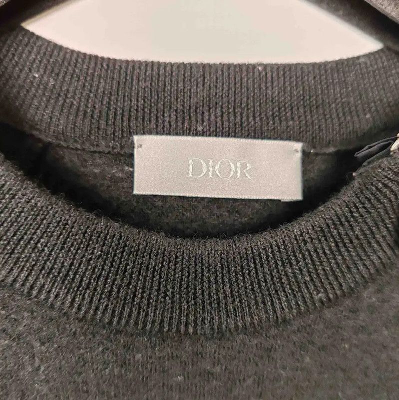 Dior Dior Black Wool Women's Pullover Sweater 0089 Size XS / US 0-2 / IT 36-38 - 3 Thumbnail
