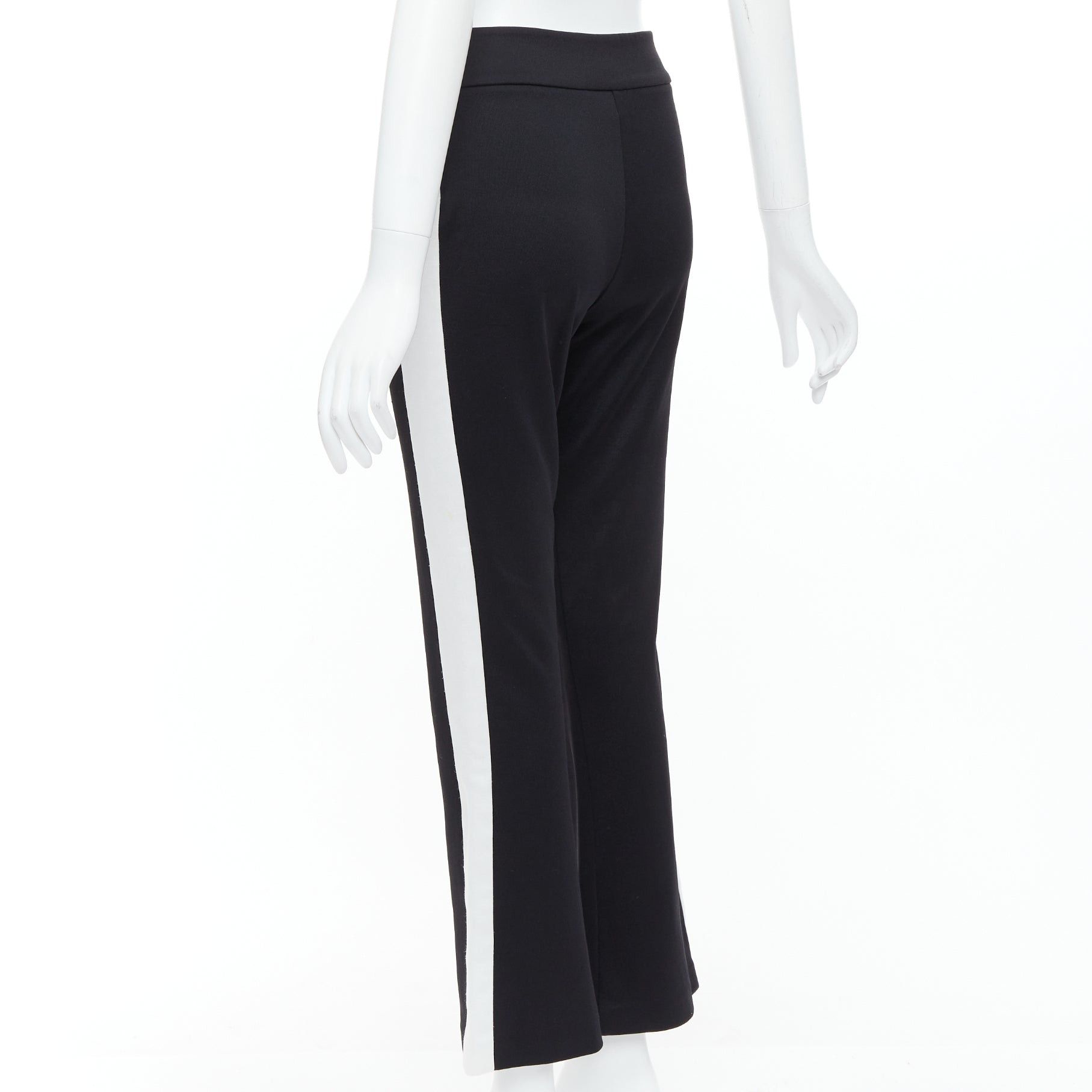 Gucci GUCCI LOVED red embroidered black piped flare track pants Size 26" / US 2 / IT 38 - 6 Thumbnail