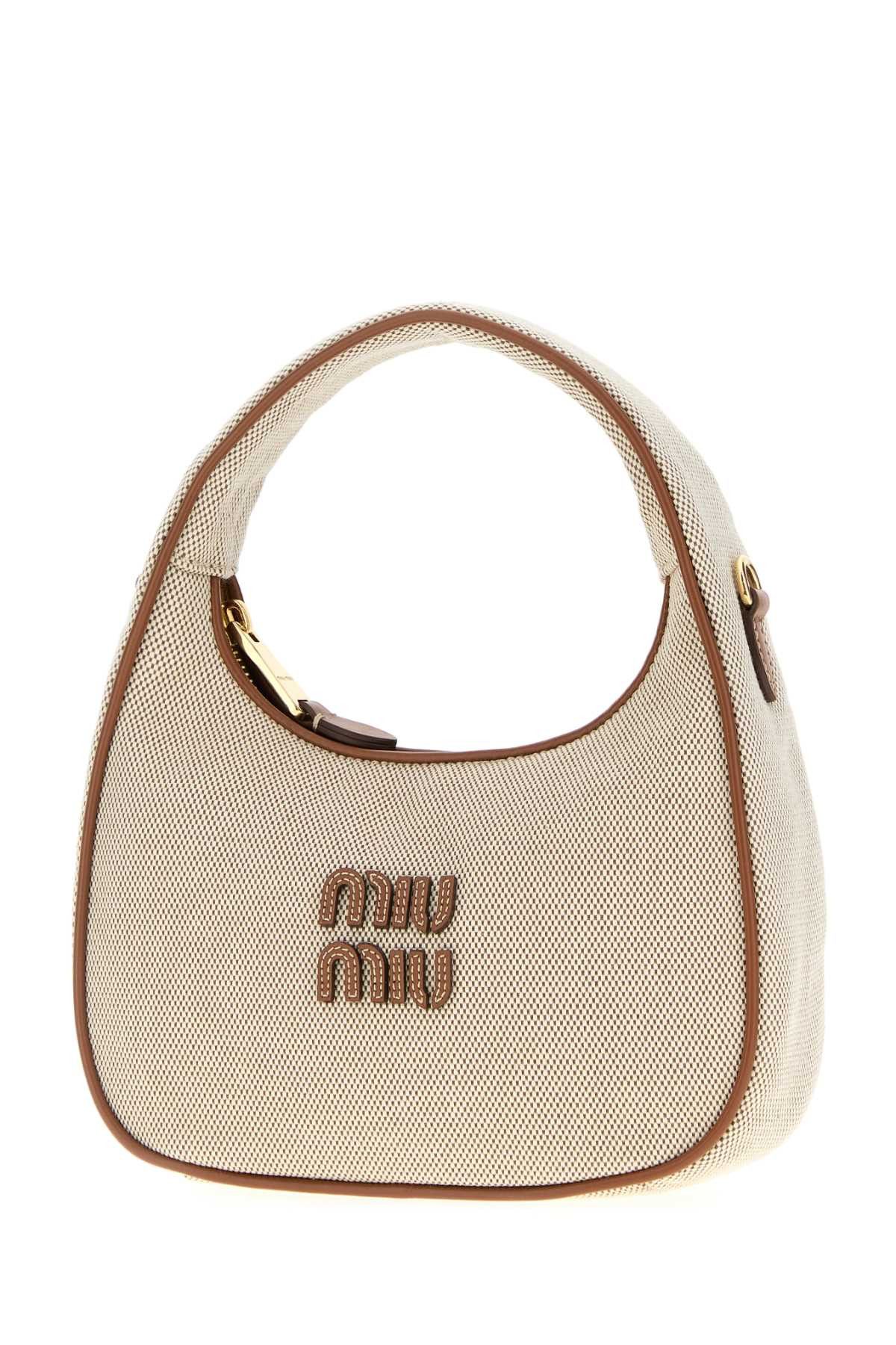 Miu Miu Two-Tone Canvas Handbag Size ONE SIZE - 2 Thumbnail
