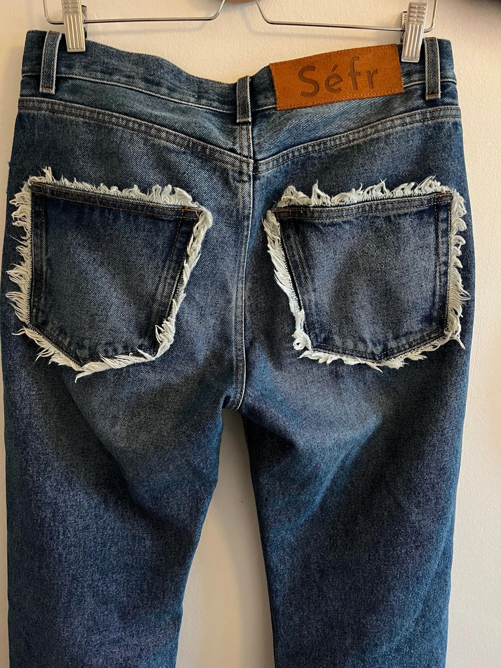 Sefr Séfr Frayed Cut Jeans Jeans Size US 29 - 4 Thumbnail