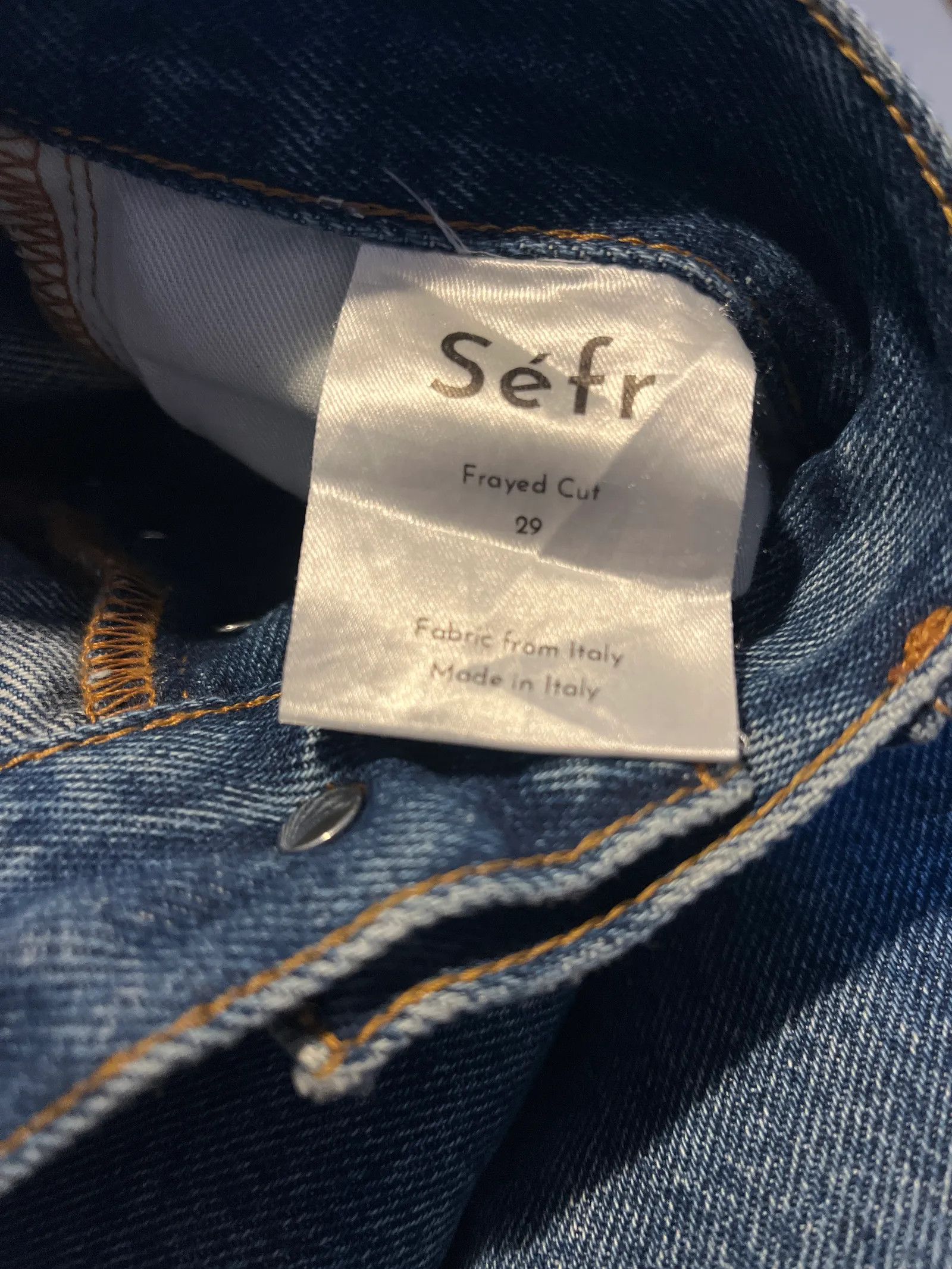 Sefr Séfr Frayed Cut Jeans Jeans Size US 29 - 3 Thumbnail