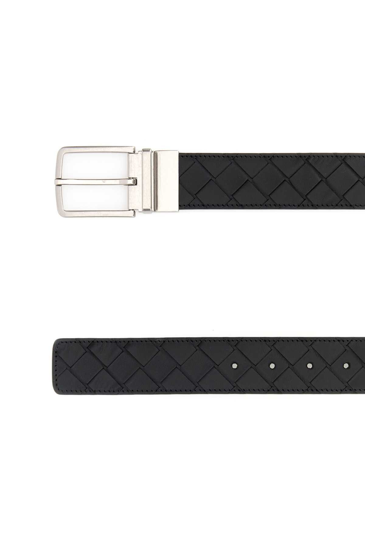 Bottega Veneta Black Leather Belt Size ONE SIZE - 2 Thumbnail