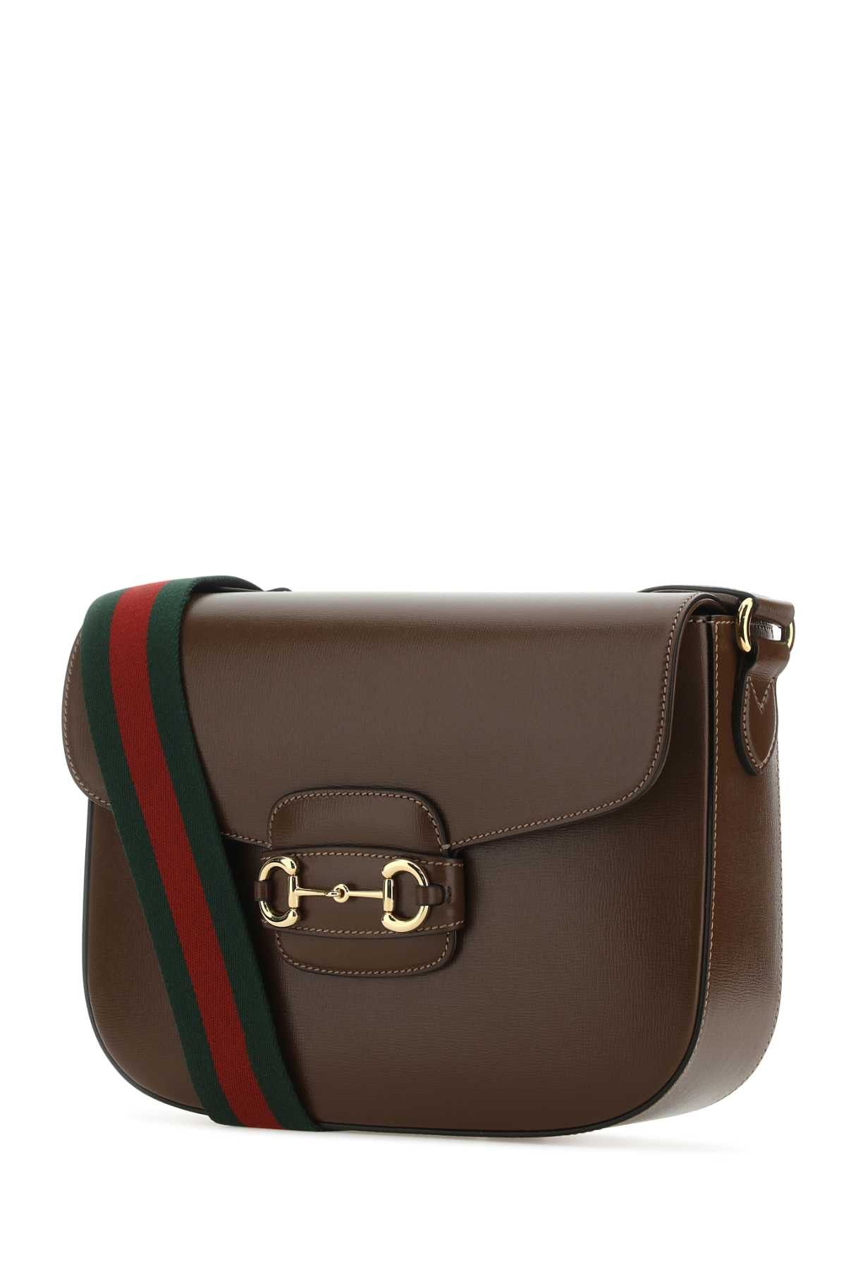 Gucci Brown Leather 1955 Horsebit Shoulder Bag Size ONE SIZE - 2 Thumbnail