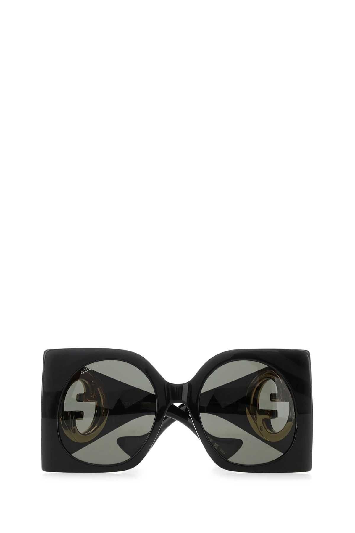 Gucci Black Acetate Sunglasses Size ONE SIZE - 2 Thumbnail