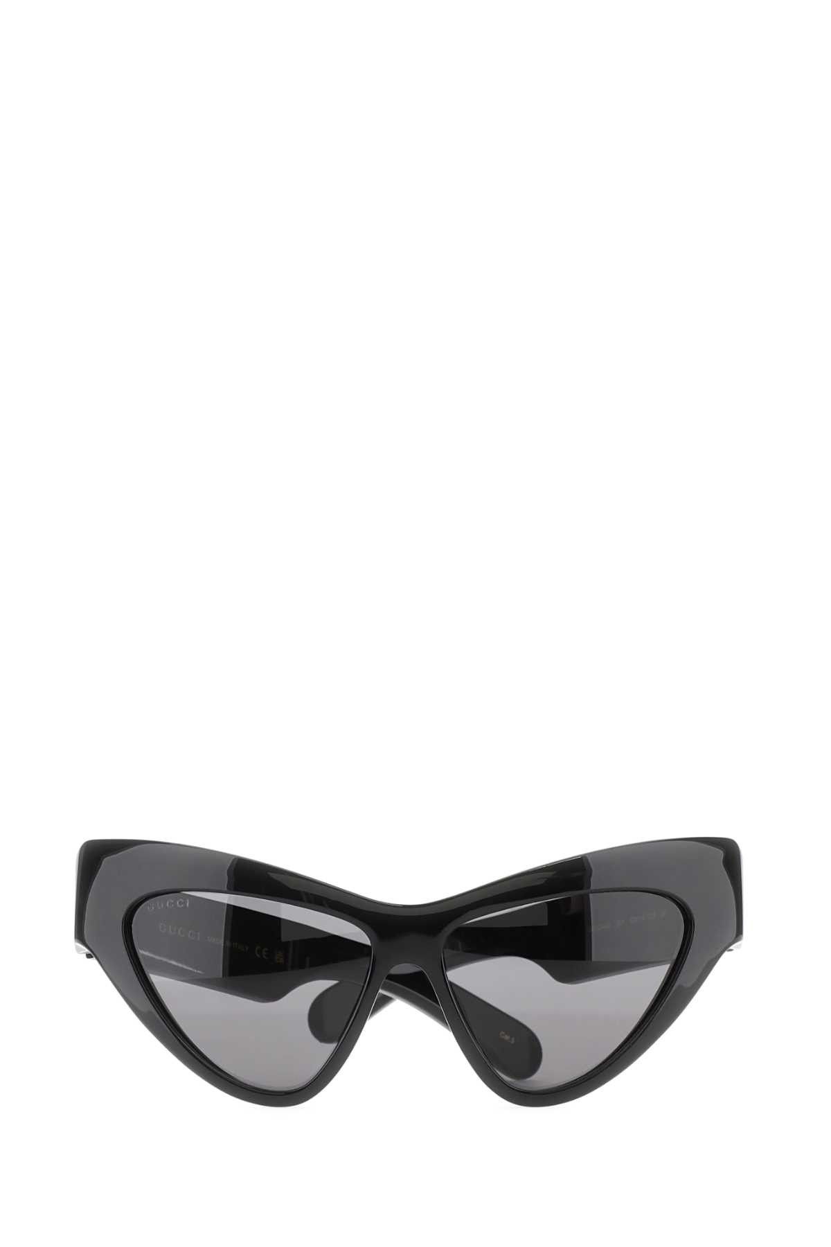 Gucci Black Acetate Sunglasses Size ONE SIZE - 2 Thumbnail